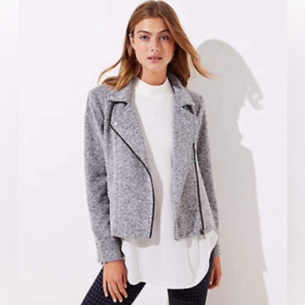 LOFT Gray Blazer Jacket XXSP
